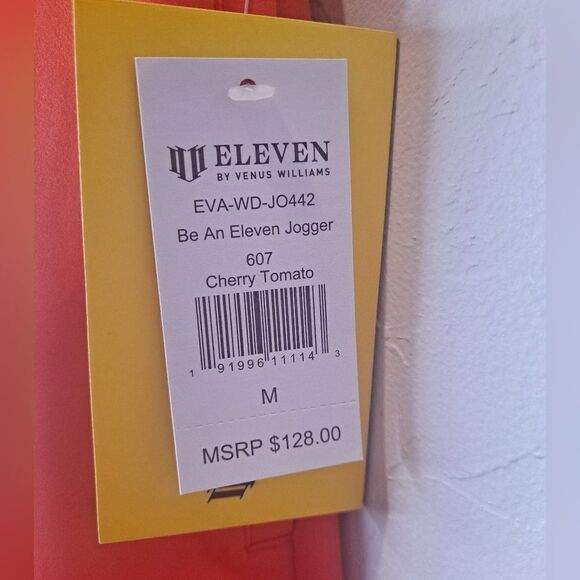 NWT size Small EleVen Be an Eleven  Jogger Size Medium in Cherry Tomato. - Picture 2 of 10